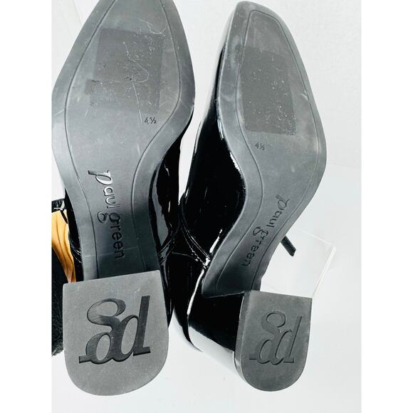 Paul Green Black patent leather Zoe Mary Jane Pump UK 4.5 / US 7 - Picture 7 of 11